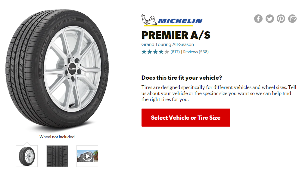 Michelin Premier AS